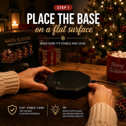 Santa Sleighs™ Magnetic Levitation Display